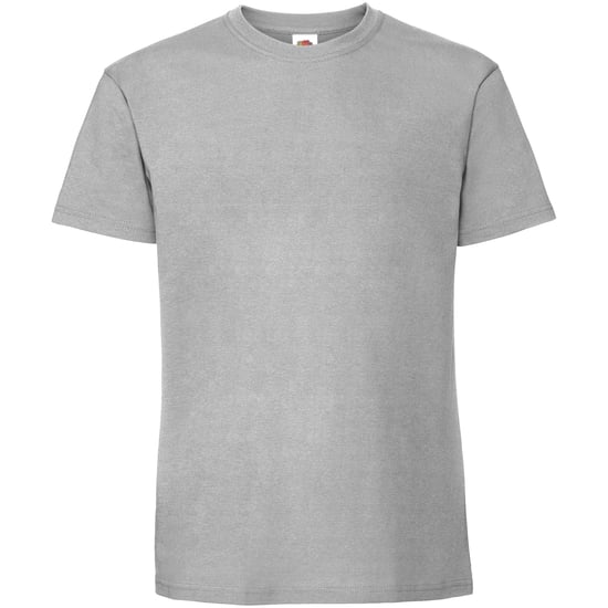 Fruit Of The Loom Mens Ringgesponnen Premium Tshirt (Zinc) - Image 1