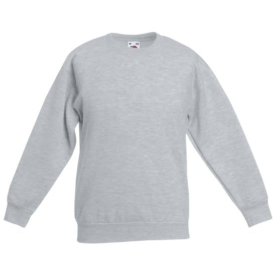 Fruit Of The Loom Kids Unisex Klassieke 80/20 set-in Sweater (2 stuks) (Heather Grijs) - Image 1