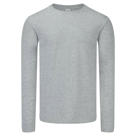 Fruit of the Loom Heren Iconische 150 T-Shirt met lange mouwen (Grijze Heide) - Image 1