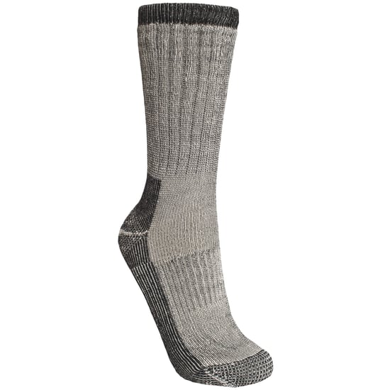 Trespass Herenwandelaar Merino Wollen Wandelschoenen Sokken (1 Paar) (Grijze Mergel) - Image 1