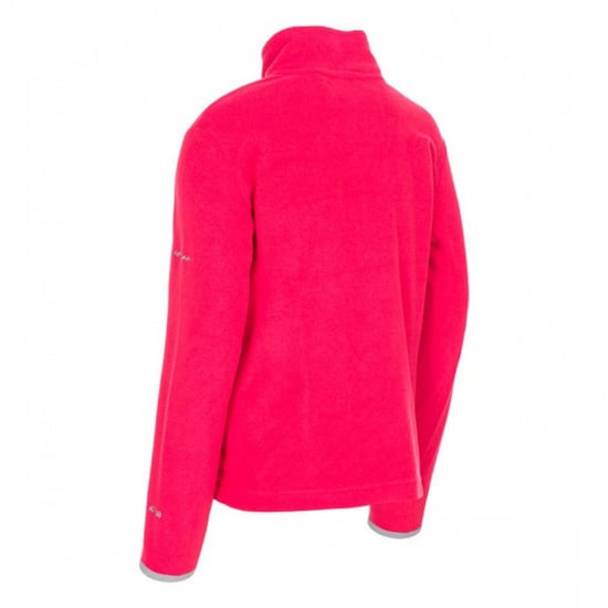 Trespass Sybil Half Zip Microfleece Top voor meisjes (Framboos) - Image 2