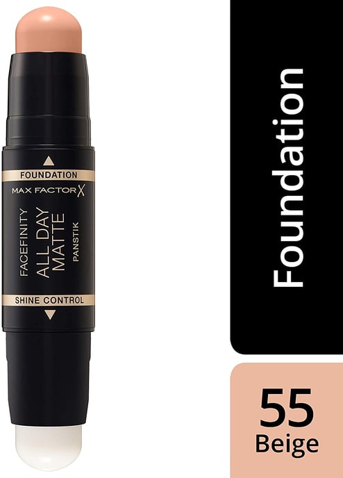 3x Max Factor Facefinity All Day Matte 2in1 PanStik Foundation 55 Beige