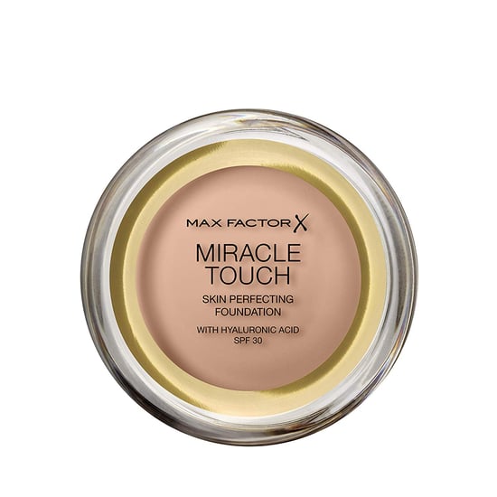 2 x Max Factor Miracle Touch Skin Perfecting Foundation SPF30 - 45 Warm Almond