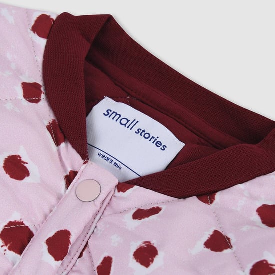 Painted Dot Jacket Pink