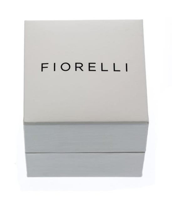 Fiorelli Silver Womens 925 Sterling Silver Rose Gold Plated Marquise Brown Nano Crystal Dangle Stud Earrings