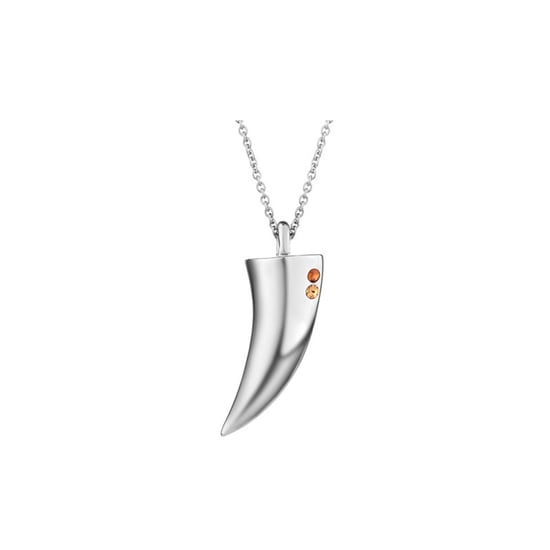 Swarovski - Haaientandhanger met oranje Swarovski Elements-kristal - Image 1