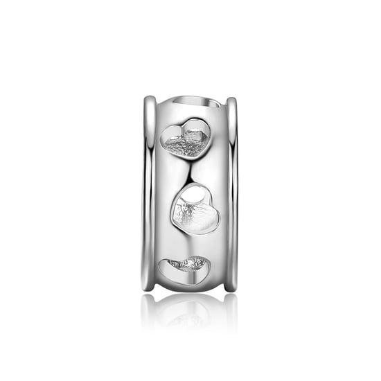 Hearts Charms Beads Stainless Steel