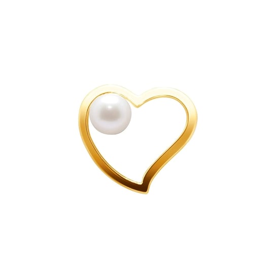 Hanger van 750/1000 geelgoud met witte zoetwaterparel - Image 1