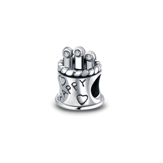 925 Silver Birthday Cake Charms Bead