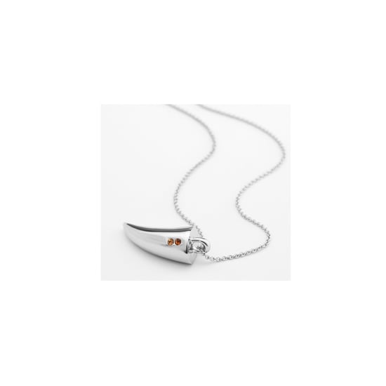 Swarovski - Haaientandhanger met oranje Swarovski Elements-kristal - Image 2
