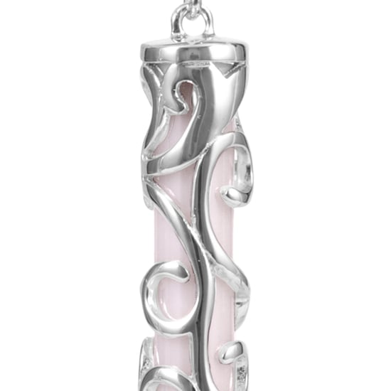 White Ceramic Tiki Earrings and 925 Silver
