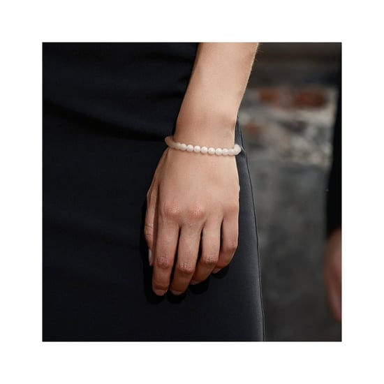 AA White Freshwater Pearl Women Bracelet and 750/1000 White Gold Clasp