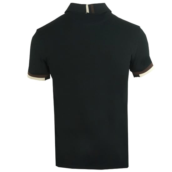 Aquascutum Aldis Crest-logo zwart poloshirt - Image 2