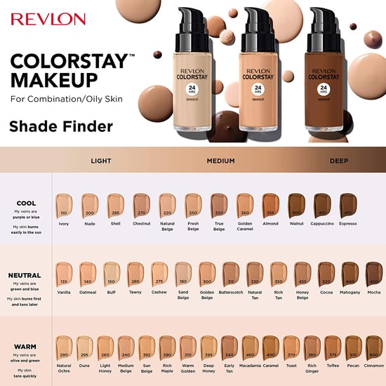 New Revlon Colorstay 24hrs Foundation Comb/Oily Skin 30ml - 180 Sand Beige