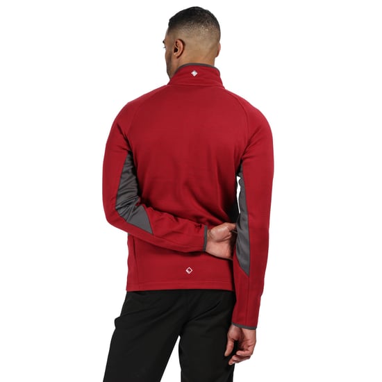 Regatta Mens Highton Half Zip Cotton Fleece Jacket