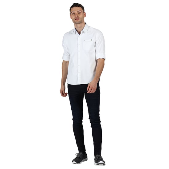 Regatta Mens Banning Cotton Oxford Long Sleeve Shirt
