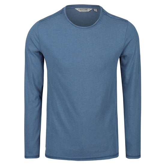 Regatta Mens Karter II Coolweave Cotton Long Sleeve T Shirt