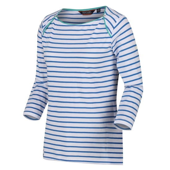 Regatta Womens Polina Coolweave Cotton Striped Jersey Top
