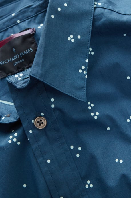 Random Dots Short Sleeve Shirt