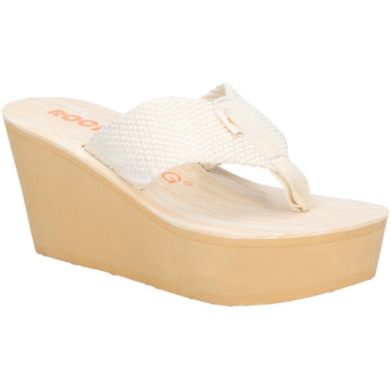 Rocket Dog Womens Diver Webbing Slip On Wedge Teenslippers - Image 1