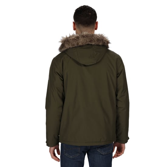 Regatta Mens Haig Waterproof Insulated Hooded Parka Jacket