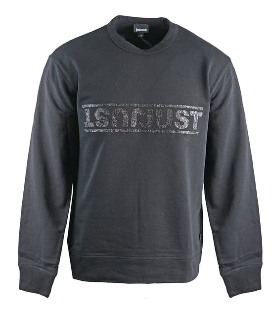 Gewoon Cavalli zwart sweatshirt met omgekeerd logo - Image 1