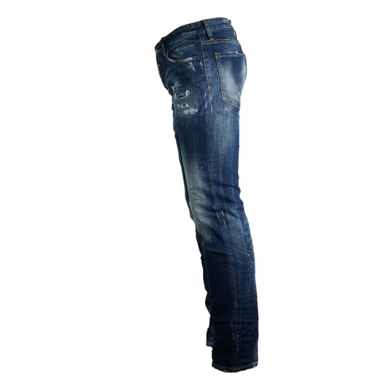 Dsquared2 Slim Jean Paint Splash Effect Jeans