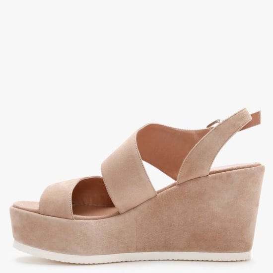 Daniel Samara Suede Asymmetric Strap Wedge Sandals