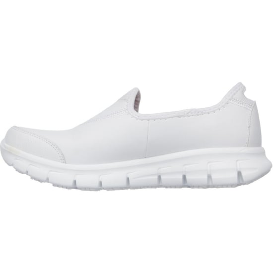 Skechers Workwear Sure Track Dames Sneakers Van Wit Leer - Image 3