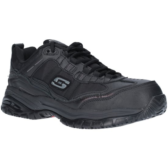 Skechers Heren Soft Stride Relaxed Fit Veterschoenen met Veiligheidsfunctie - Image 1