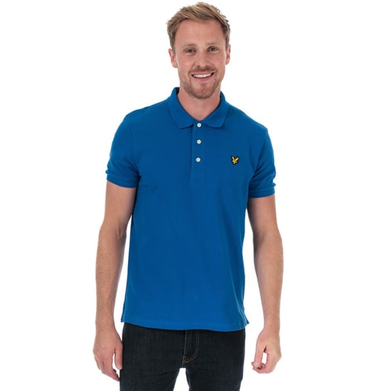 Lyle & Scott effen poloshirt voor heren, blauw - Image 1