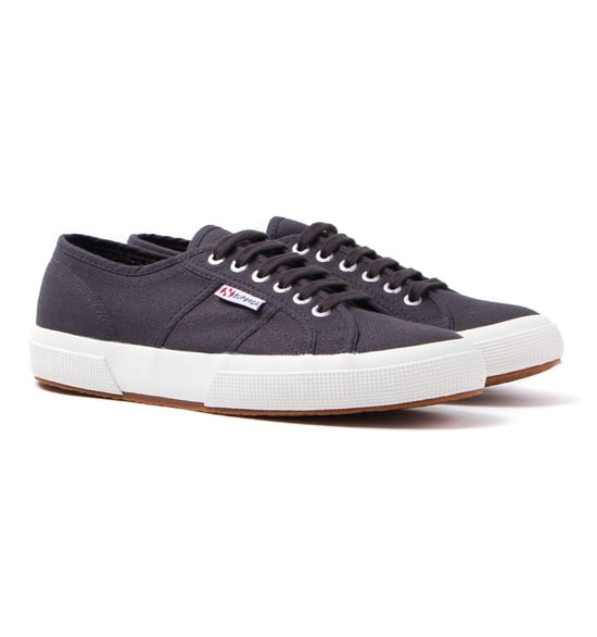 Superga 2750 Cotu Classic Grey Iron Canvas Trainers