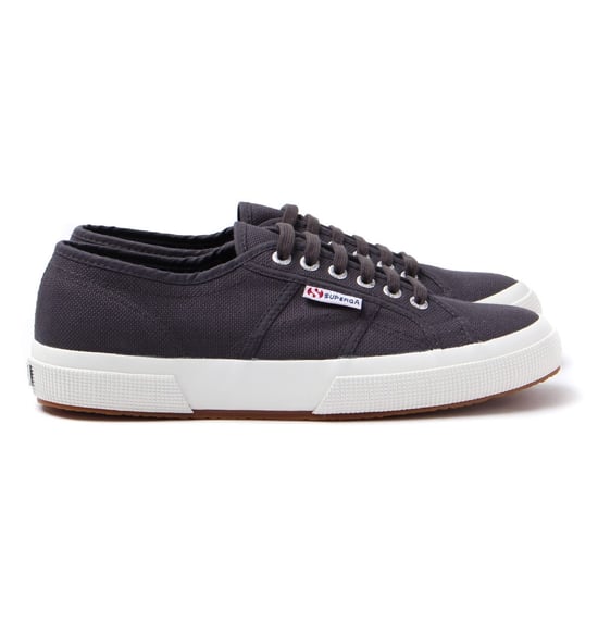 Superga 2750 Cotu Classic Grey Iron Canvas Trainers