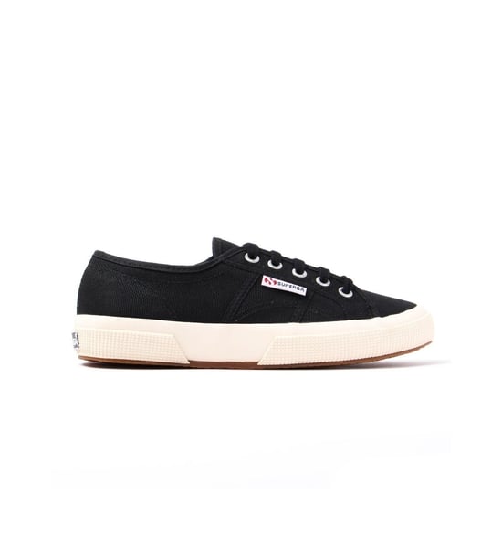 Superga 2750 Cotu Black Canvas Trainers