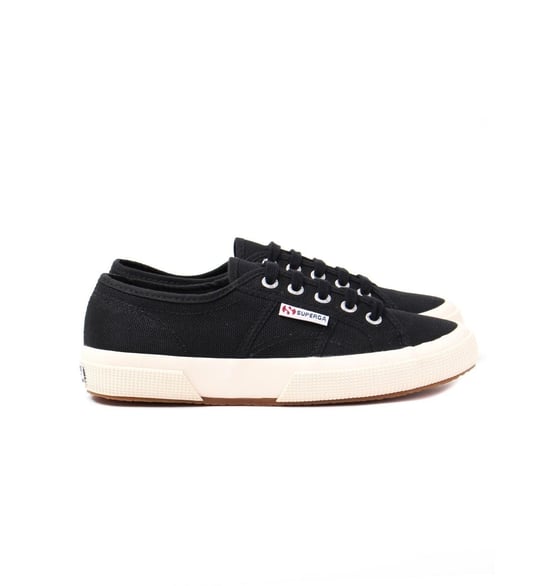 Superga 2750 Cotu Black Canvas Trainers