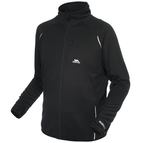 Trespass Mens Whiten Wicking Reflective Detail Running Jacket