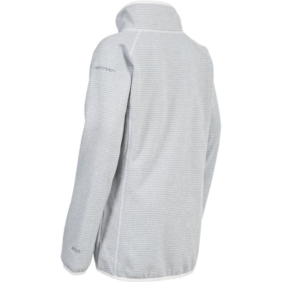 Trespass Girls Mili Knitted Polyester Stitch Detail Full Zip Fleece