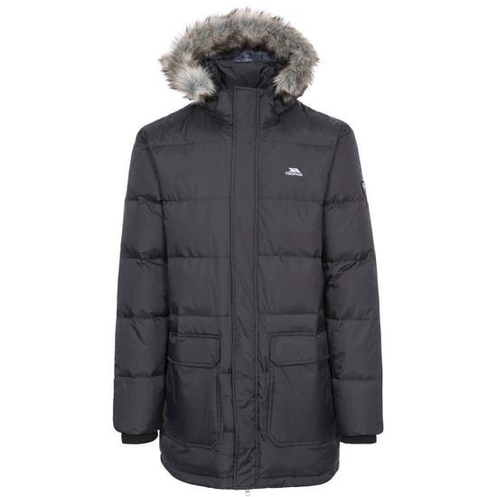 Trespass Mens Baird Polyamide Polyester Zip Off Hood Down Jacket Coat