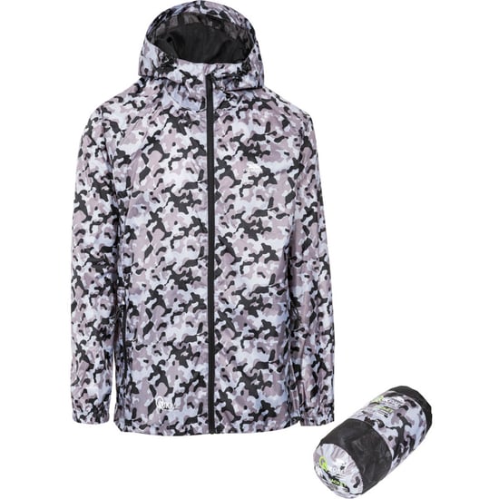 Trespass Mens & Womens/Ladies Waterproof Qikpac Print Packaway Jacket
