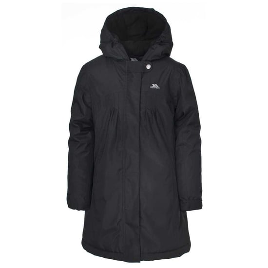 Trespass Girls Vee Waterproof Padded Fleece Lined Jacket Black