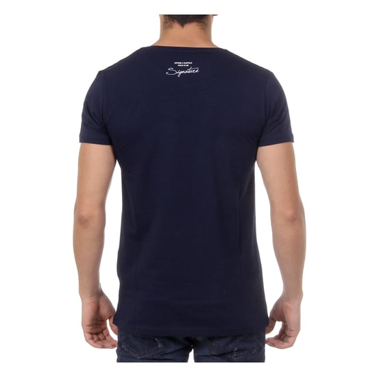 Ufford & Suffolk Polo Club Mens T-Shirt Short Sleeves Round Neck US027 NAVY BLUE
