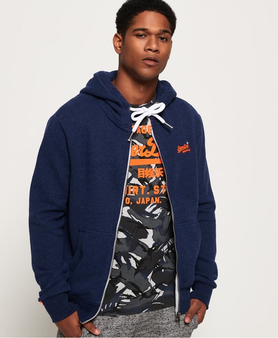 Superdry Orange Label Zip Hoodie