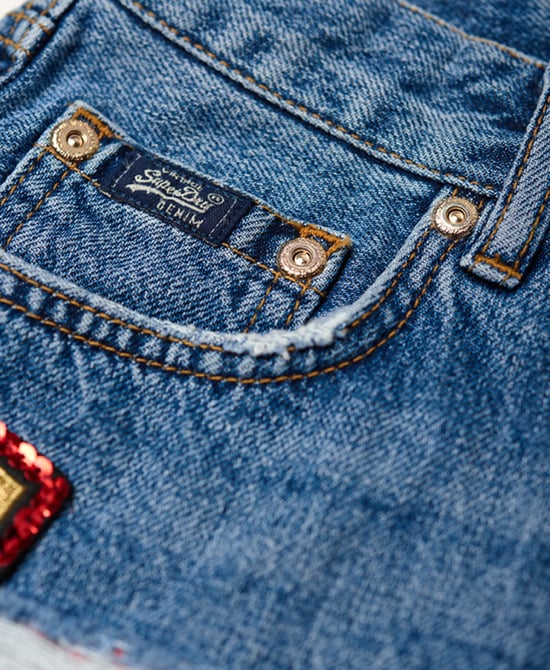 Superdry Steph Boyfriend Shorts