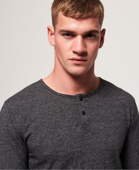 Superdry SD Laundry Organic Cotton Grandad Top