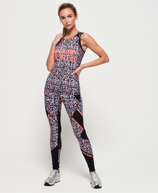 Superdry Active Mesh Panel Leggings