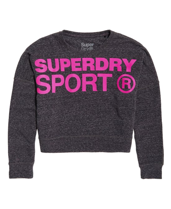Superdry Active Batwing Crop Sweatshirt