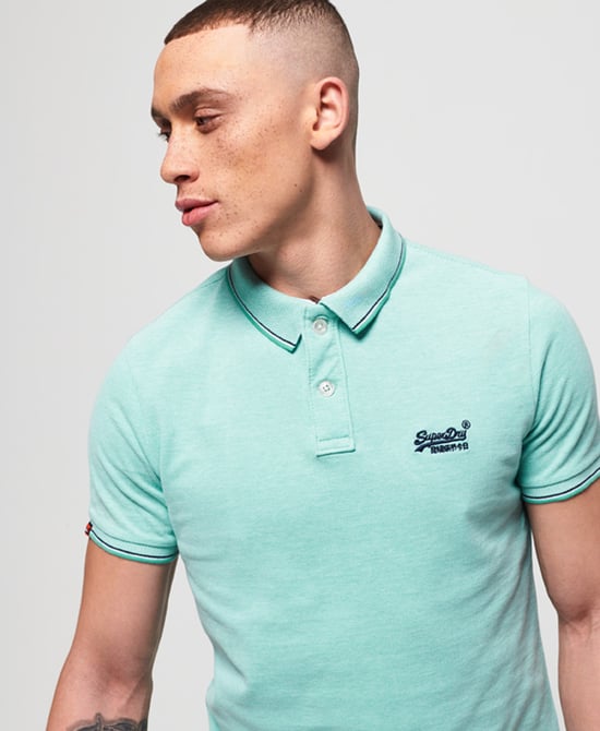 Superdry Organic Cotton Classic Poolside Pique Polo Shirt