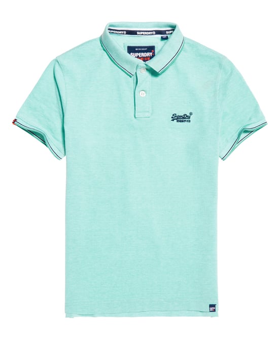 Superdry Organic Cotton Classic Poolside Pique Polo Shirt