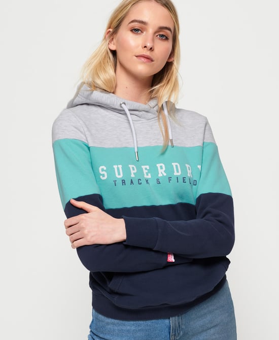 Superdry Track & Field Colour Block Hoodie