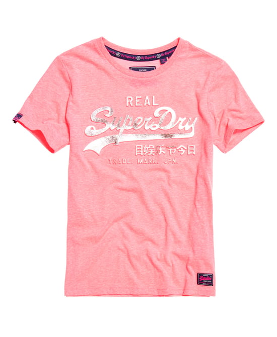 Superdry Vintage Logo Embossed Foil T-Shirt